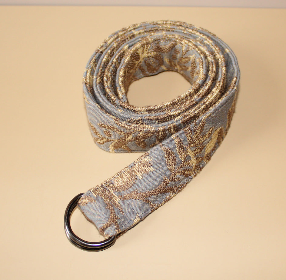 Grayish Tapestry ring belt