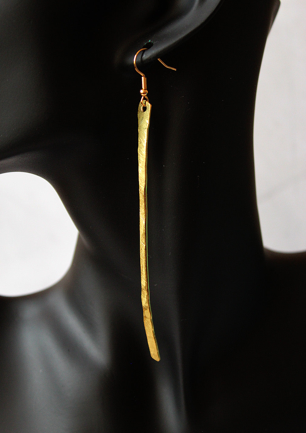 Brass Stick earrings