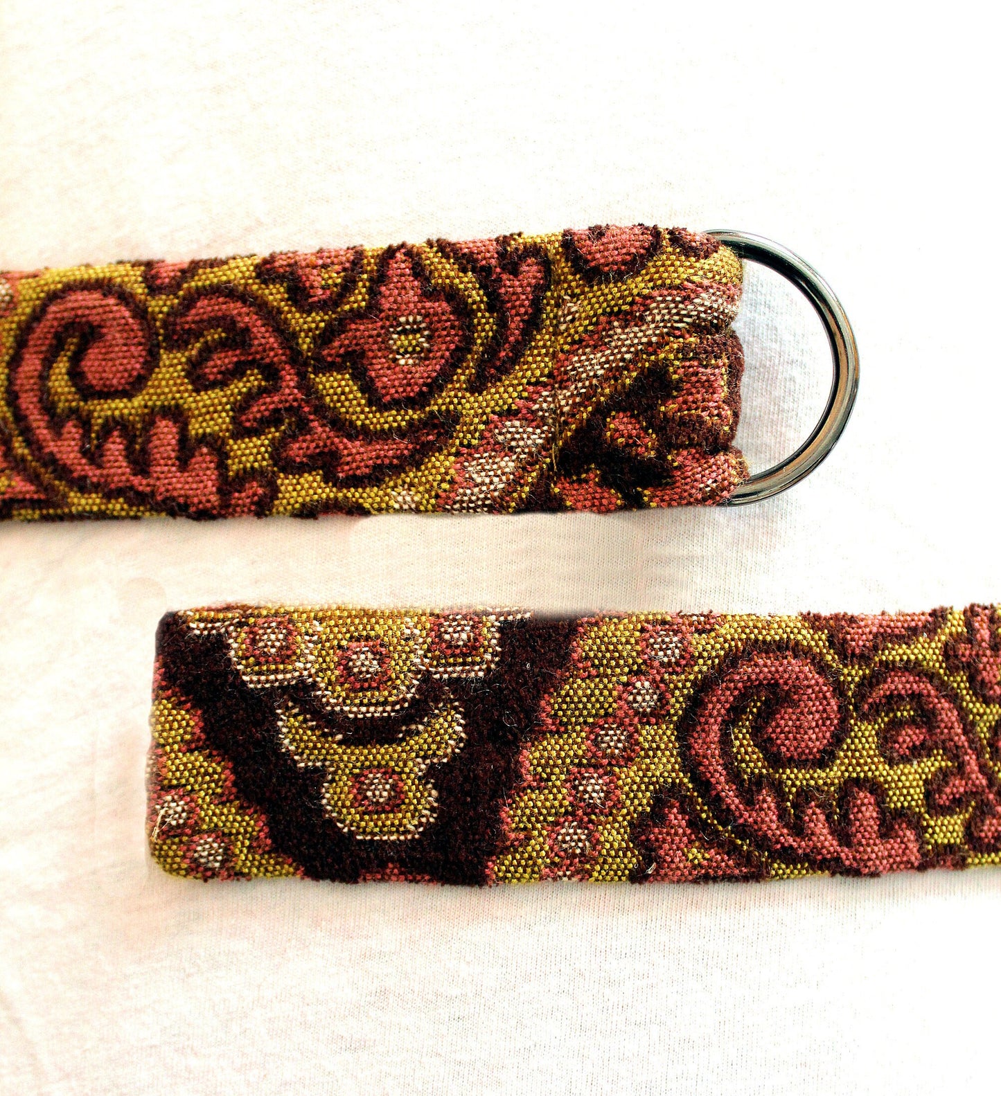 Ring Belt 007, Unisex, canvas belts, metal ring belt,