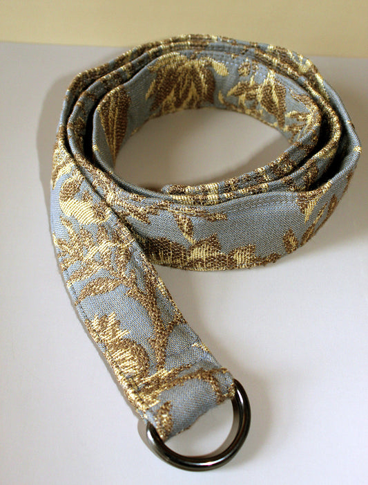 Grayish Tapestry ring belt