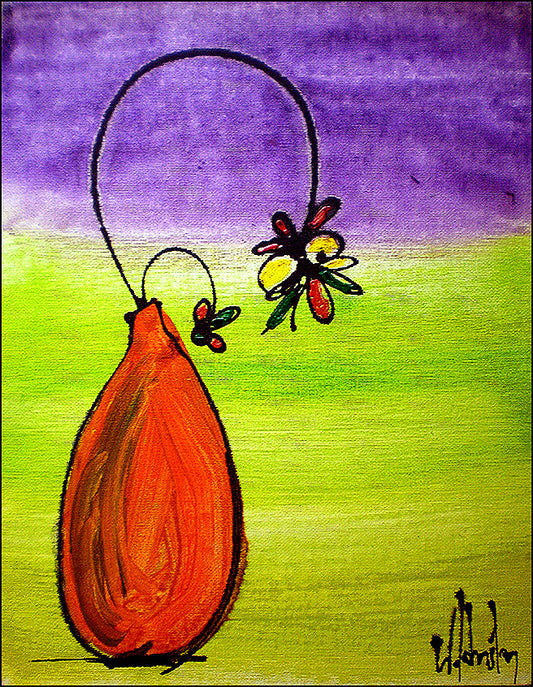 Orange Vase